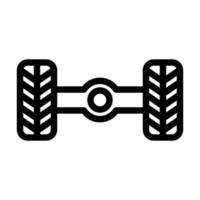 Wheel Alignment Icon Design vector