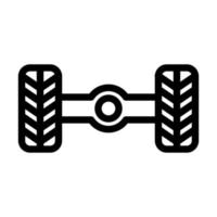 Wheel Alignment Icon Design vector