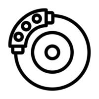 Brake Disk Icon Design vector
