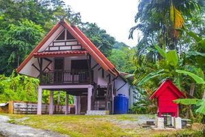 Landscape cityscape panorama roads cars buildings forest nature Phuket Thailand. photo