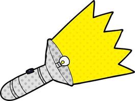 old cartoon torch vector