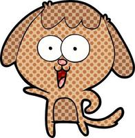 cute cartoon dog vector