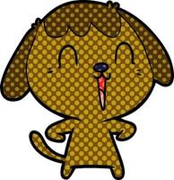 cute cartoon dog vector