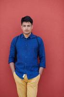 portrait of casual indian businessman photo