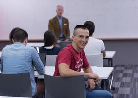 grupo de estudiantes de estudio foto