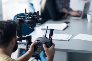 videógrafo en el trabajo foto