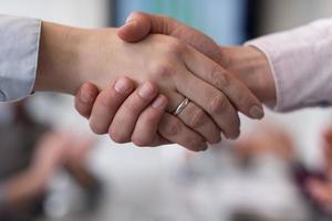 business womans handshake photo