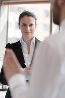 young businesswoman portrait at office photo