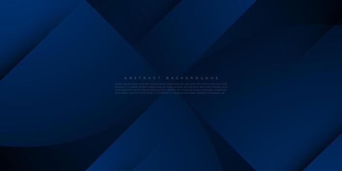 Modern geometry abstract background with dark blue background design. Vector Eps10