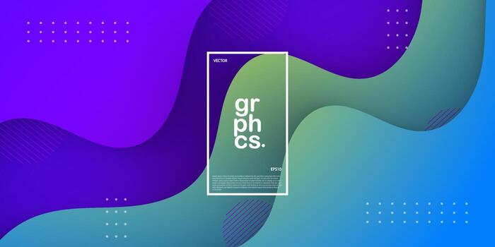 diseño de fondo texturizado púrpura verde dinámico moderno en estilo 3d con color oscuro. eps10 vector