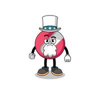 pencil sharpener cartoon with i want you gesture vector