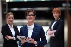 equipo de mujer de negocios foto