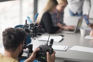 videógrafo en el trabajo foto