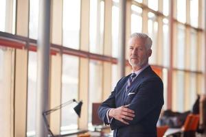 senior business man portrait photo