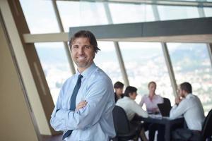 portrait of handosme business man photo