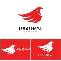 Feather ilustration logo vector template design