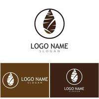 Cocoon illustration logo vector design