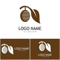 Cocoon illustration logo vector design