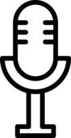 Microphone Icon Style vector