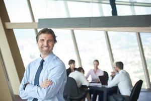 portrait of handosme business man photo