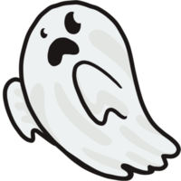 pequeno fantasma na festa de halloween png