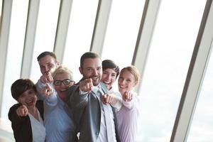 grupo diverso de personas de negocios foto