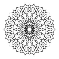 ilustración de arte de mandala vector