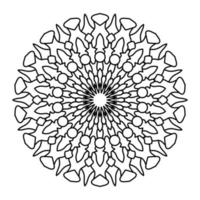 ilustración de arte de mandala vector