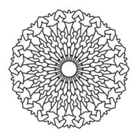 Mandala Art Illustration vector