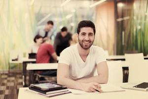 male student in classroom photo