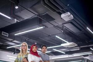 Portrait of successful multiethnic Business people photo