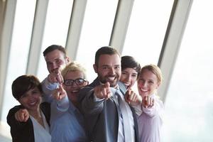 grupo diverso de personas de negocios foto