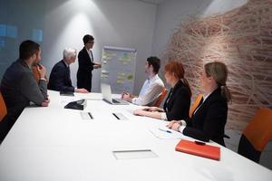 grupo de personas de negocios en reunión foto