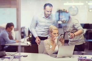 Portrait of successful Business people photo