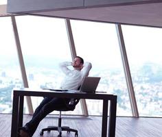 young business man at office photo