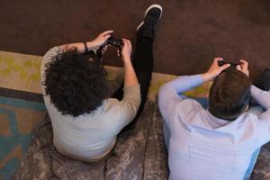 startup Office Workers Playing computer games photo