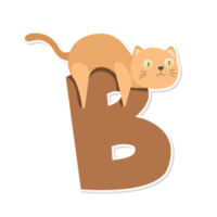 cat alphabet cartoon png