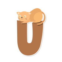 cat alphabet cartoon png