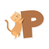 dibujos animados del alfabeto gato png