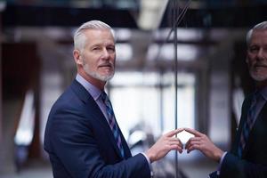 senior business man portrait photo