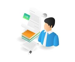 Business agreement letter vector