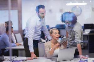 Portrait of successful Business people photo