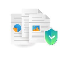 Business data file security vector