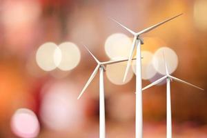 electric turbine on a blurred background bokeh photo