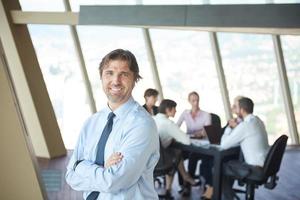 portrait of handosme business man photo