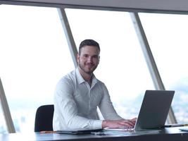 young business man at office photo