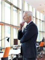 senior business man portrait photo