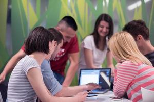 students group study photo