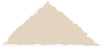 papier driehoek element png