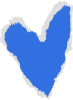 paper heart element png